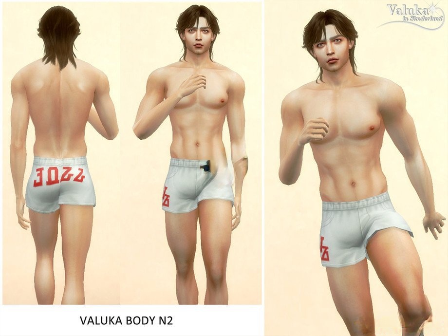 《模擬人生4》新的男性身體紋理MOD