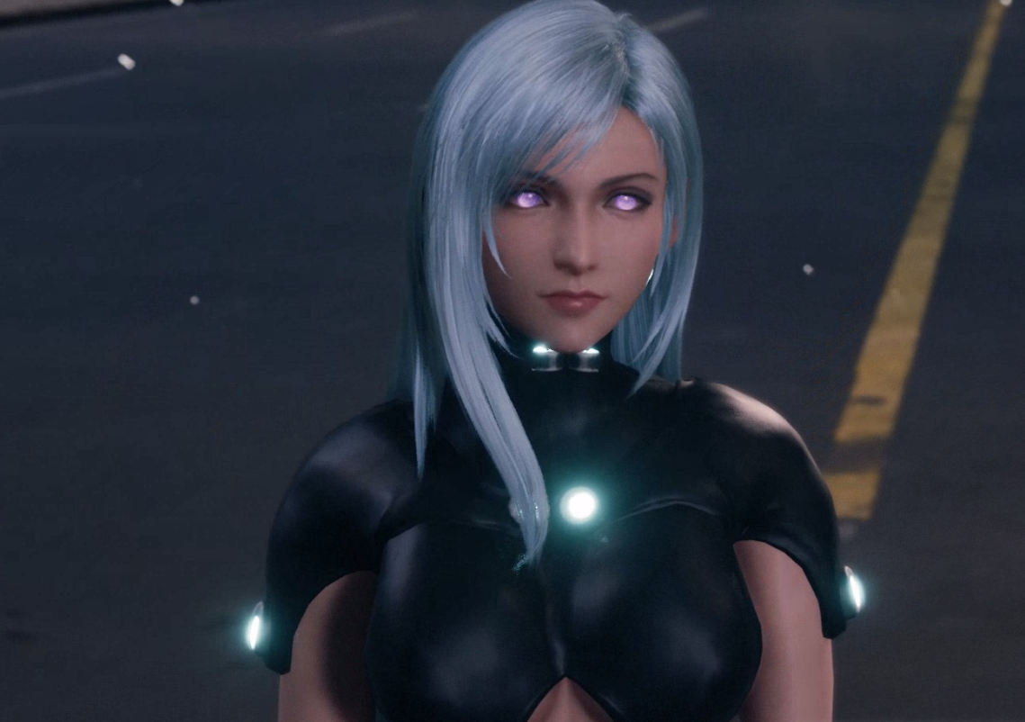 《最終幻想7：重制版》蒂法殺戮都市強化裝白發魔女MOD