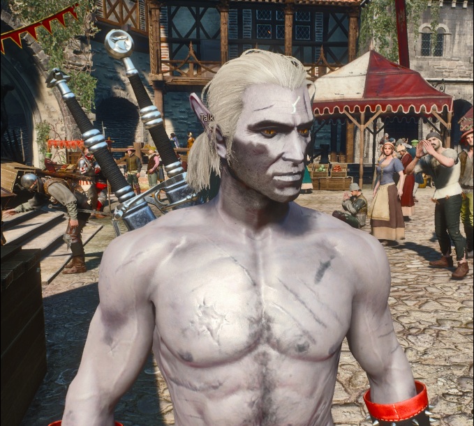 《巫師3次世代版》黑暗精靈杰洛特MOD