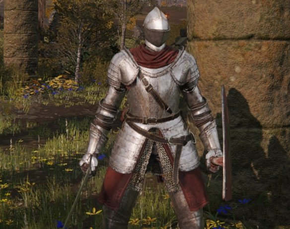 《艾爾登法環(huán)》深紅色騎士鎧甲MOD