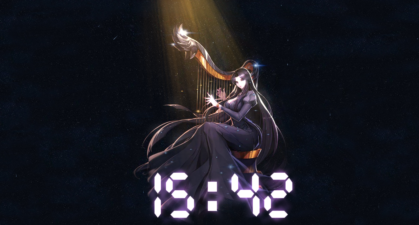 《Wallpaper Engine》圣斗士星矢潘多拉精美記時動態壁紙