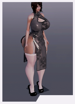 《AI少女》性感旗袍御姐肉感大腿MOD