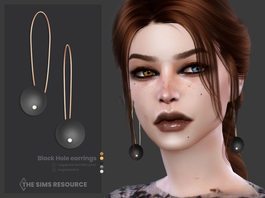 《模擬人生4》黑洞耳環MOD