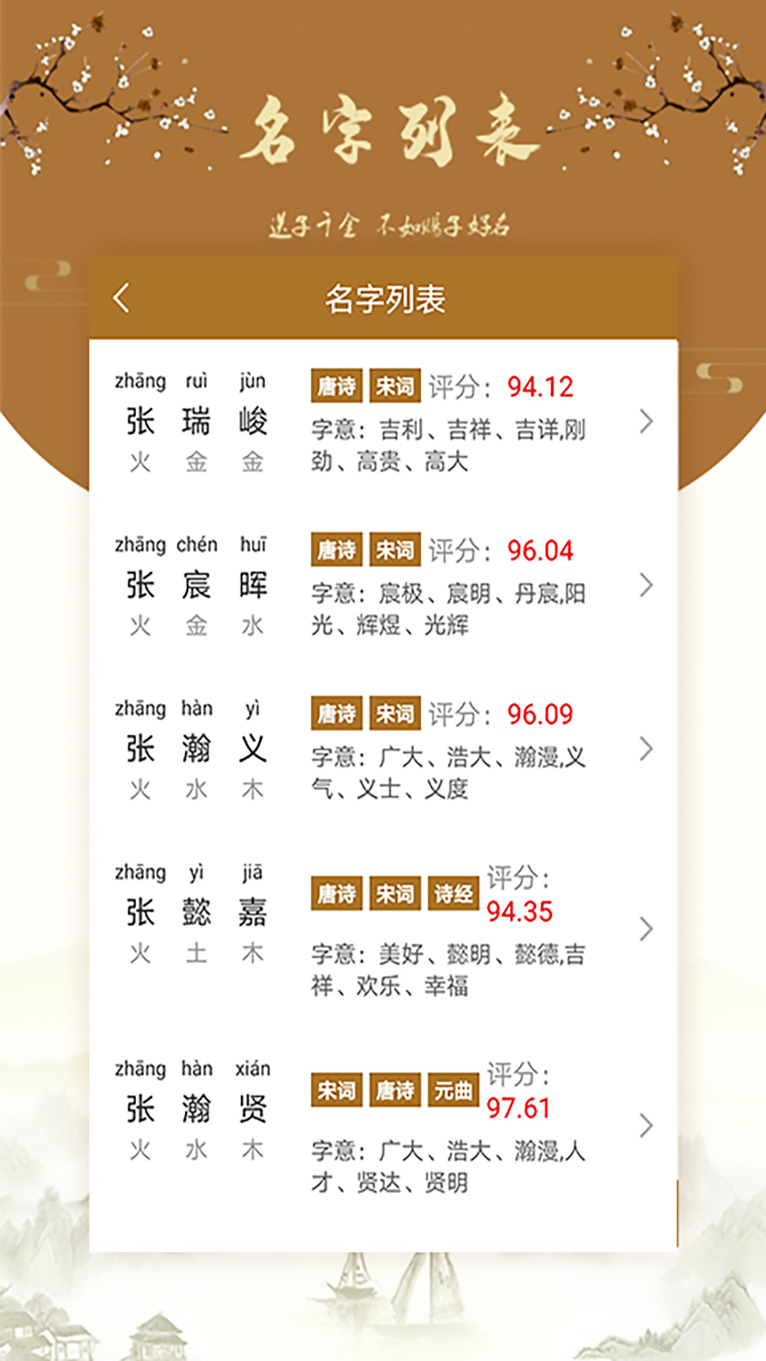 國風起名取名字