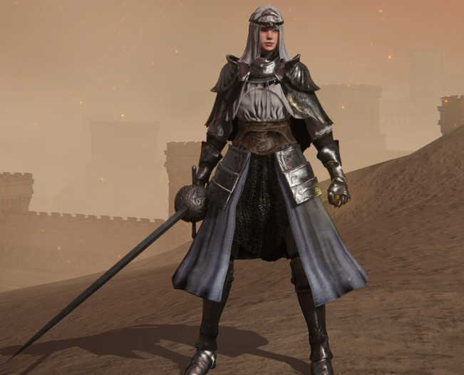 《艾爾登法環(huán)》黑魂3女騎士希里斯薄暮鎧甲MOD