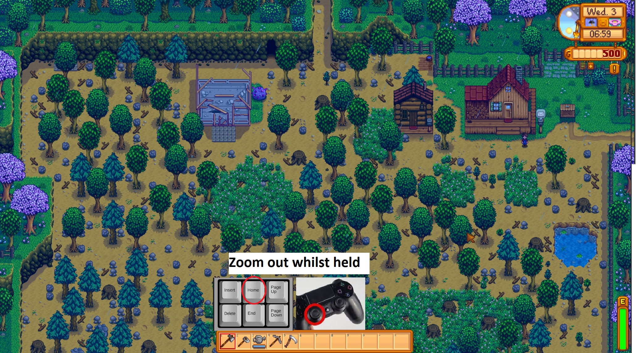 《星露谷物語》快速瀏覽農場MOD