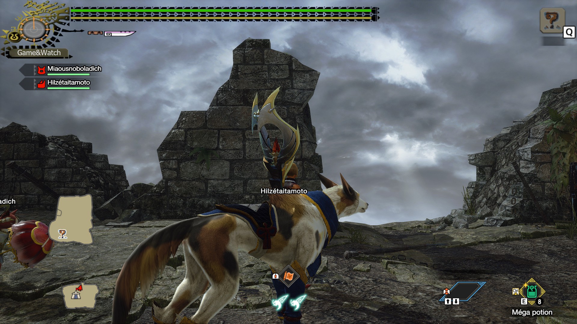 《怪物獵人：崛起》復古風格UI界面MOD