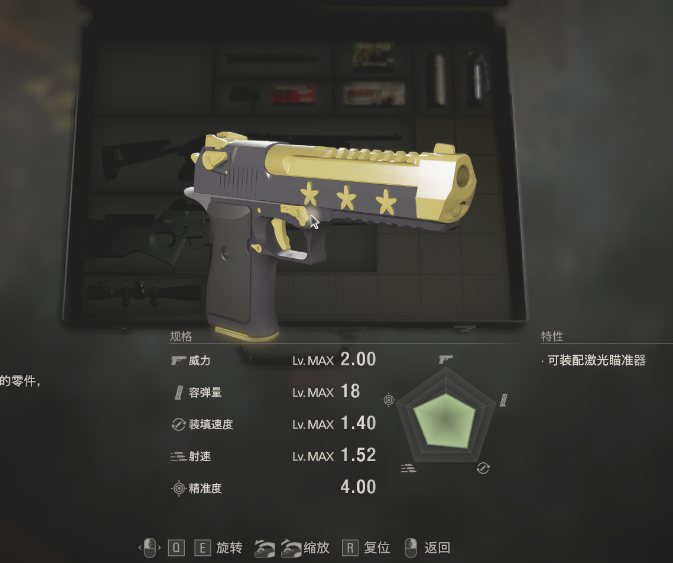 《生化危機4：重制版》伊落瑪麗的手槍-虔誠MOD