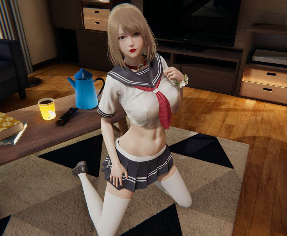 《AI少女》性感冷艷JK學姐MOD