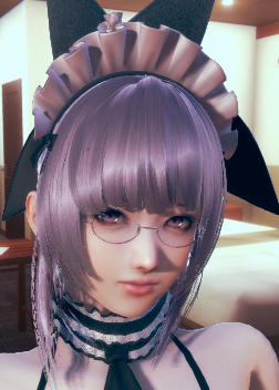 《AI少女》紫色短發(fā)紫色瞳孔美艷女仆MOD