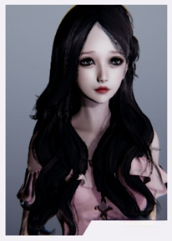 《AI少女》粉色連衣裙黑發(fā)童顏MOD