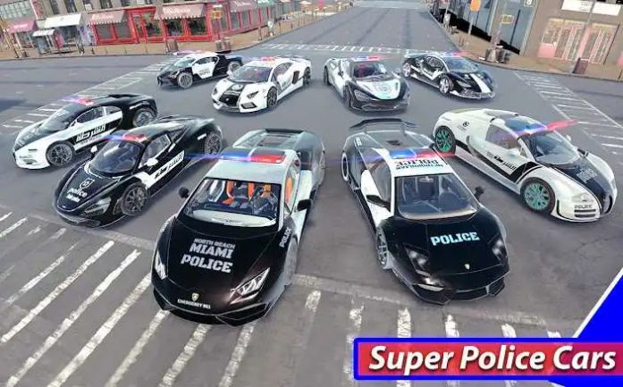超級(jí)警車駕駛模擬器3D