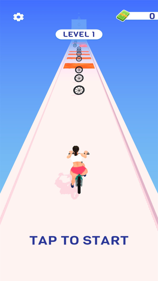 小姐姐騎單車