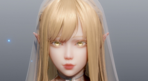 《ROOM Girl》金發(fā)金瞳花嫁精靈美女MOD