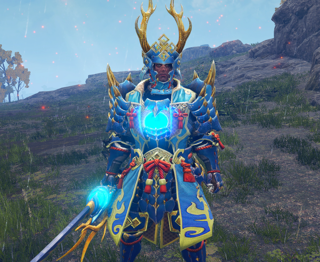 《艾爾登法環(huán)》玩家獲得怪獵世界蒼火龍鎧甲太刀MOD