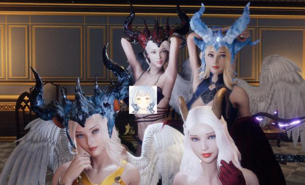 《懲戒魅魔》天使與魅魔五姐妹捏臉MOD