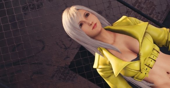 《最終幻想7：重制版》蒂法cos拳皇15安琪兒時(shí)尚金色MOD