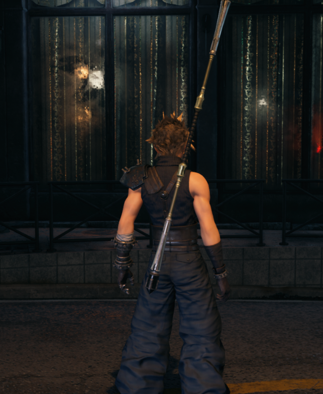 《最終幻想7：重制版》金屬長棍替換克勞德破壞大劍MOD
