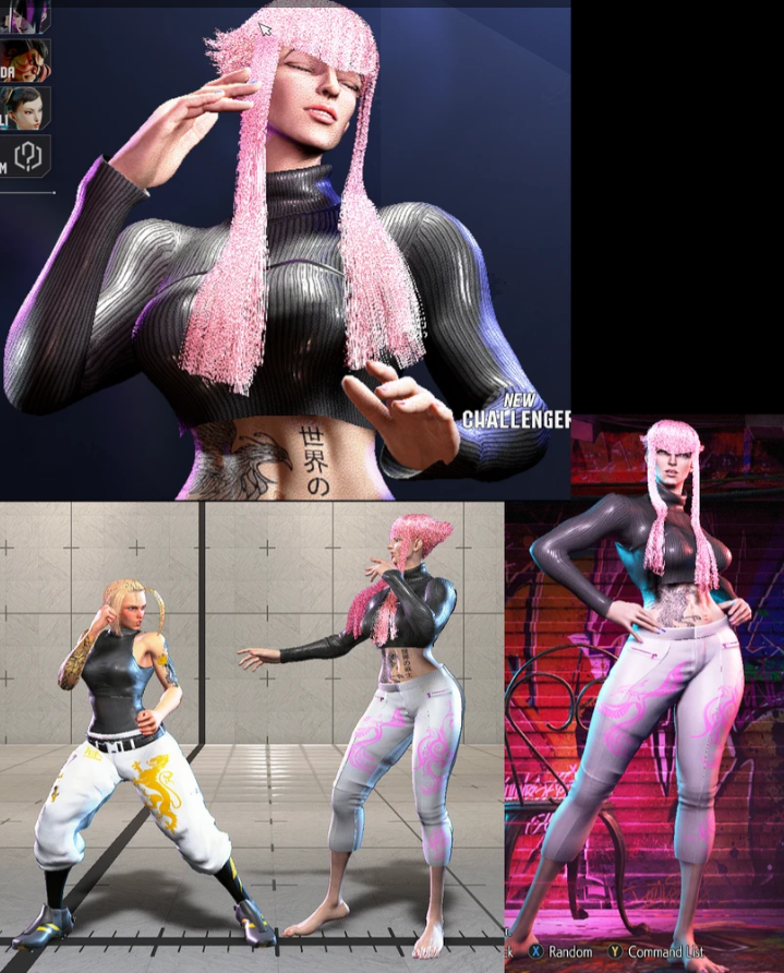 《街頭霸王6》曼儂街舞風性感服裝MOD