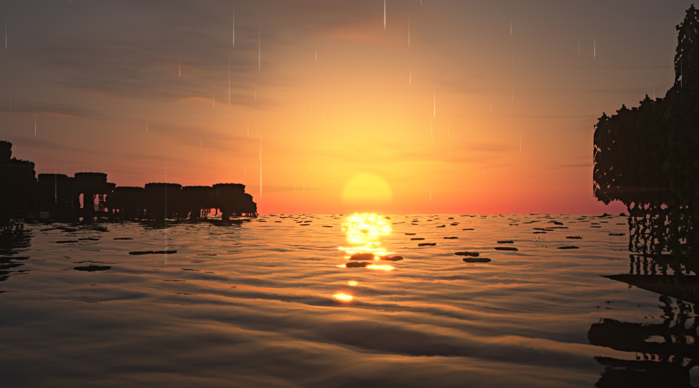 《Wallpaper Engine》我的世界日落光影動態(tài)壁紙