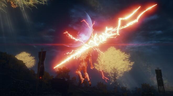 《艾爾登法環》龍王普拉頓桑克斯式古龍雷槍MOD