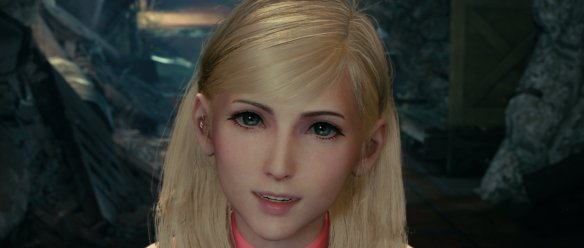 《最終幻想7：重制版》愛麗絲嬌小完美愛戀衣金發(fā)后馬尾MOD