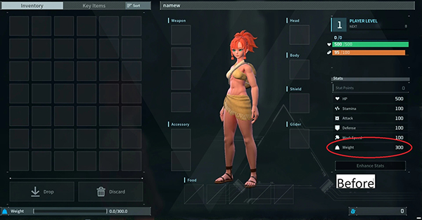 《幻獸帕魯》攜帶重量增加MOD