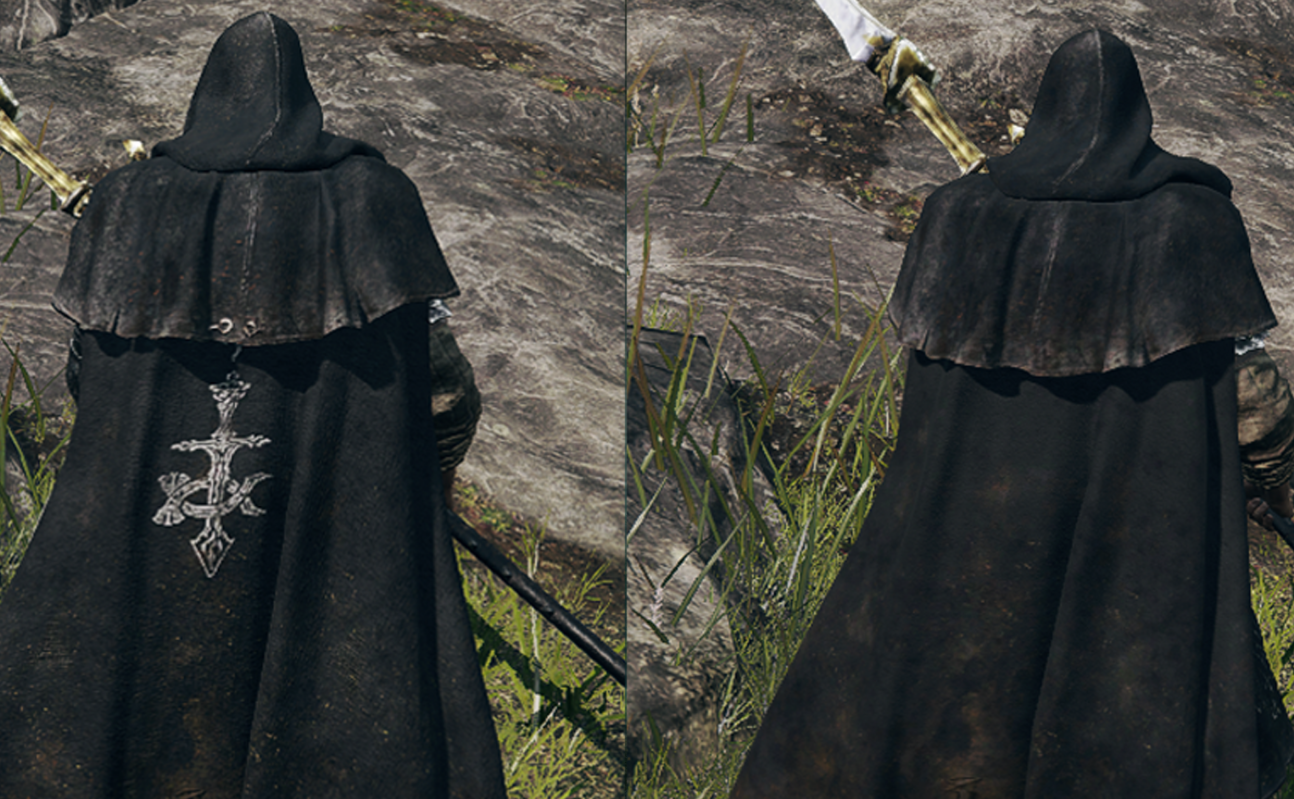 《艾爾登法環》密使鎧甲移除斗篷圖案MOD