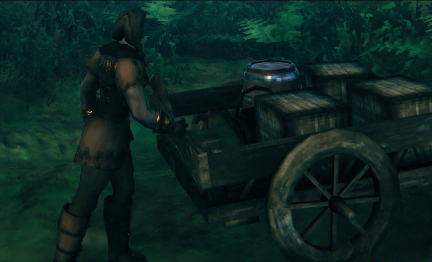 《Valheim：英靈神殿》多人協力拉車MOD