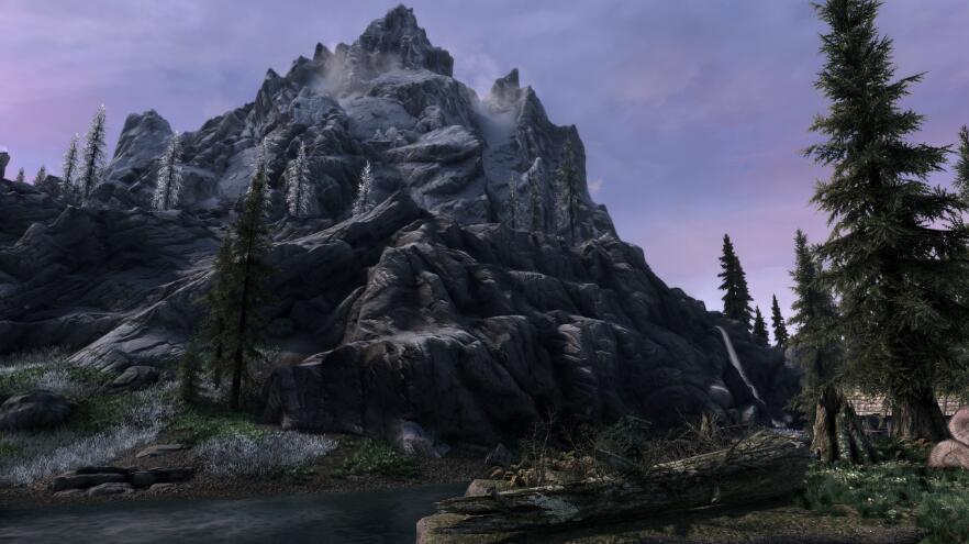 《上古卷軸5：天際重制版》增強版巖石和山脈MOD