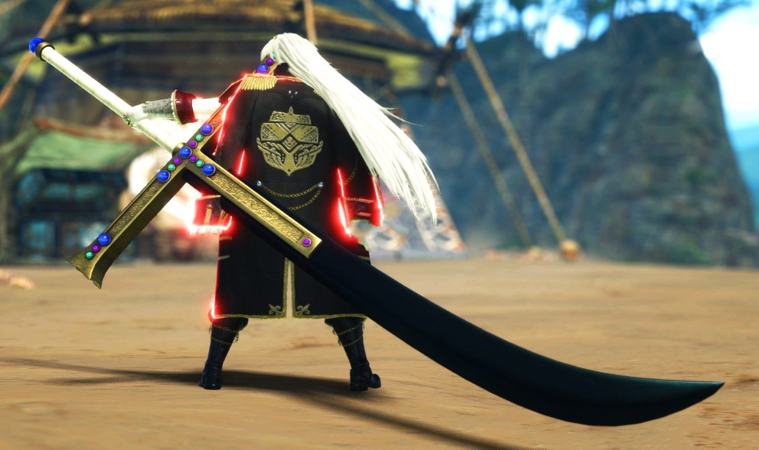 《怪物獵人：崛起》海賊王米霍克的黑刀MOD