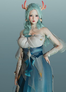 《AI少女》水藍裙微豐小龍女MOD