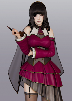 《AI少女》紅色華麗女巫師MOD