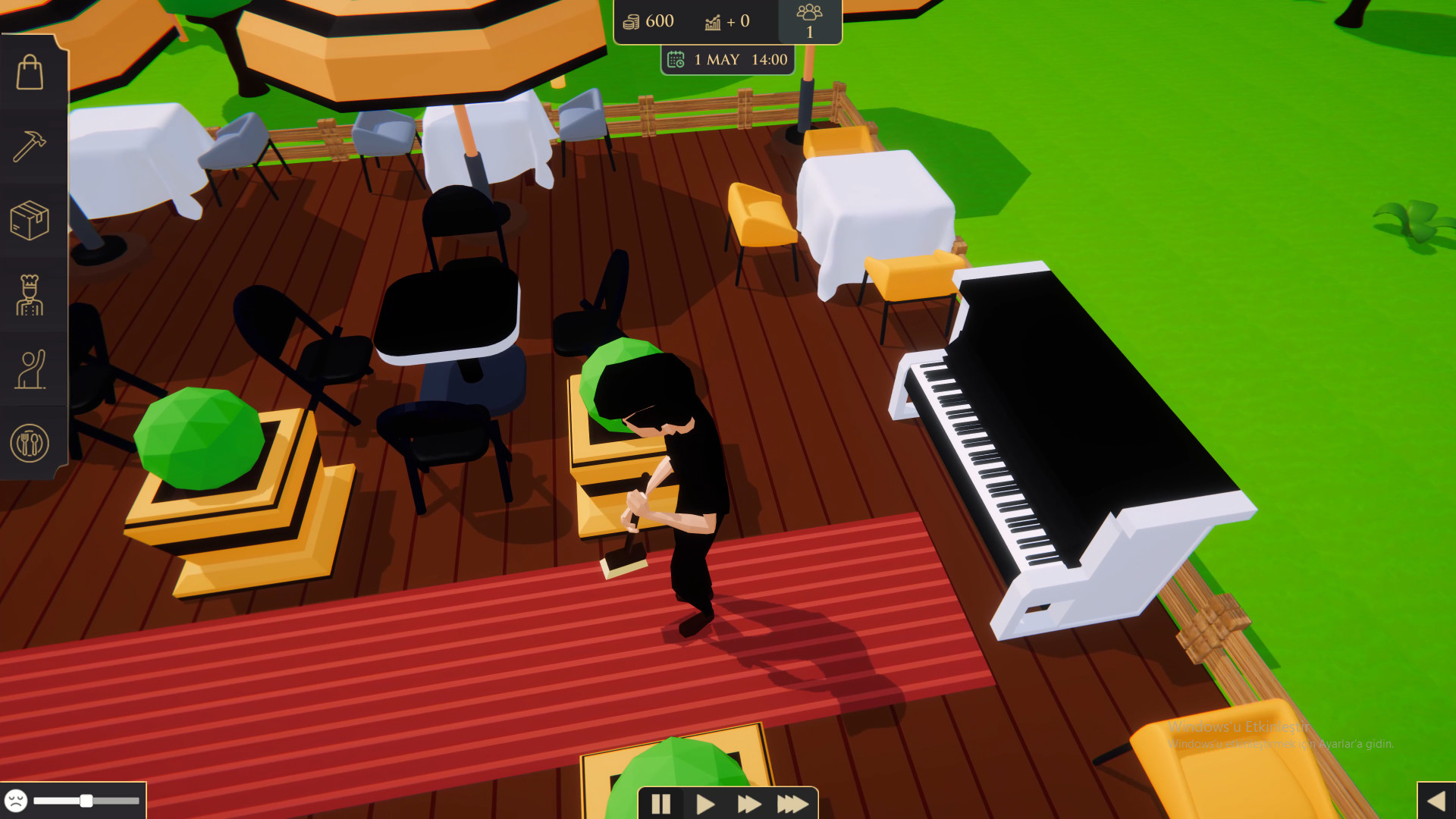 請結帳：餐廳模擬器