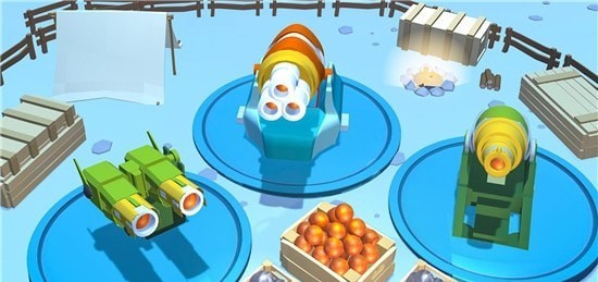 加農炮射擊3d