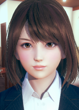 《AI少女》黑色短發黑色西裝職場小姐姐MOD