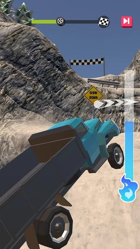 冬季公路卡車司機