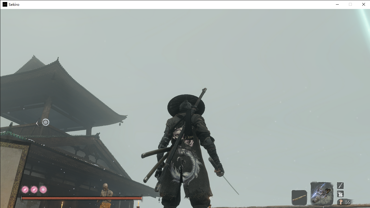 《只狼：影逝二度》黑衣白龍紋服飾MOD