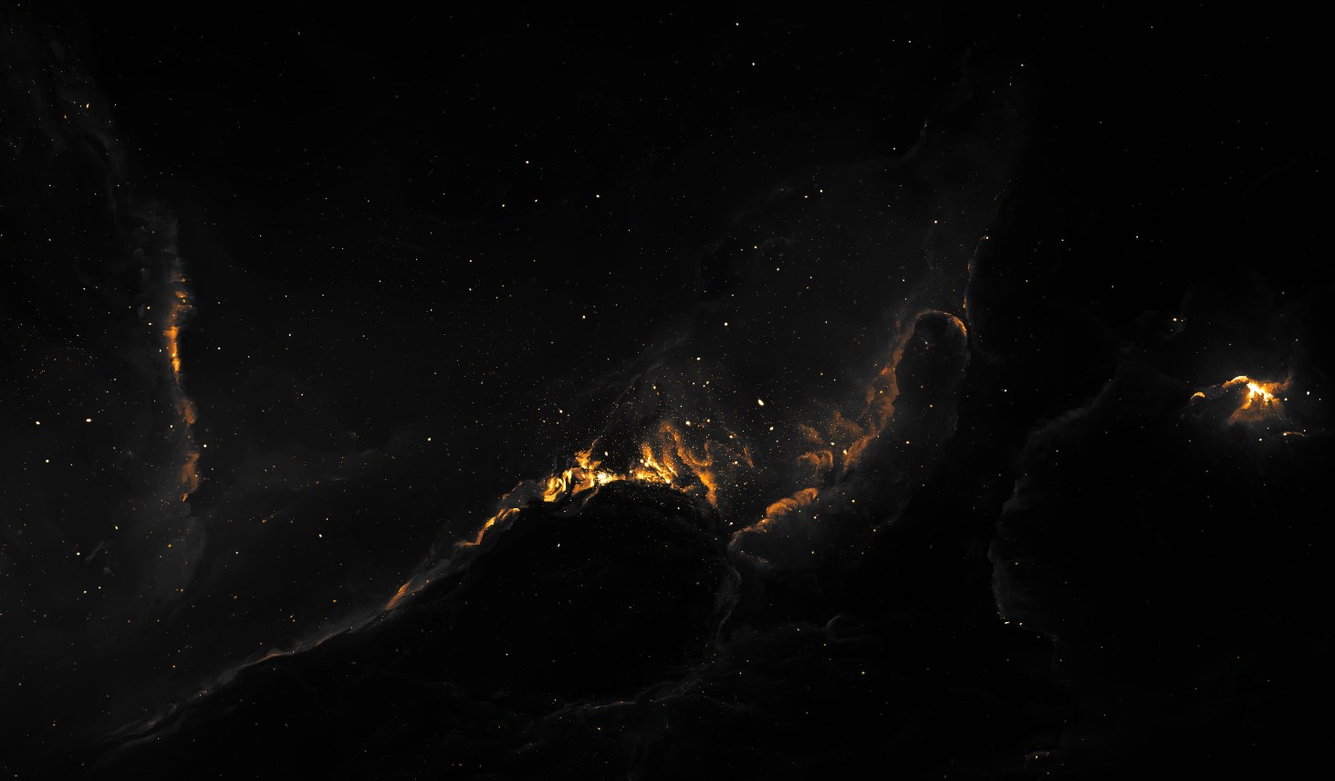 《Wallpaper Engine》金色閃耀銀河動(dòng)態(tài)壁紙