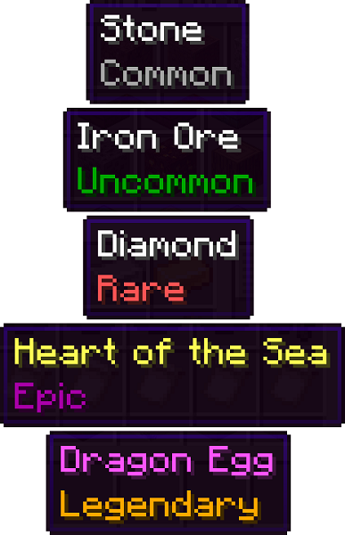 《我的世界》1.19.2物品稀有度排列MOD
