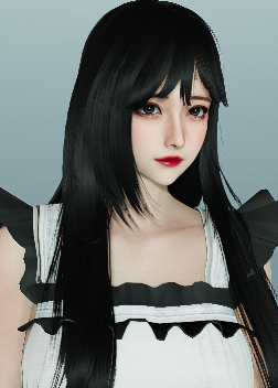 《AI少女》清純黑長直居家女仆MOD