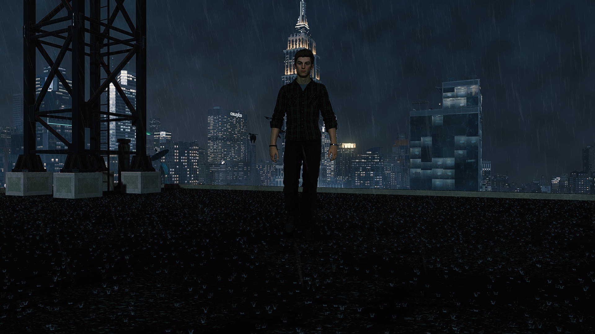 《漫威蜘蛛俠：重制版》夜間下雨天氣MOD