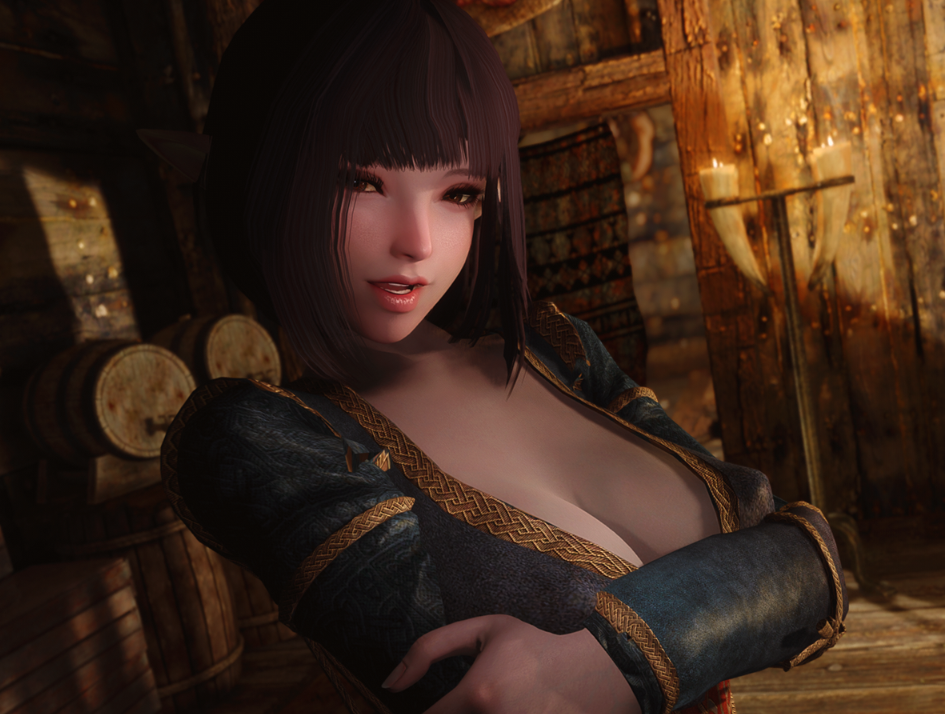 《上古卷軸5：天際重制版》隨從可愛精靈庫羅妮婭MOD