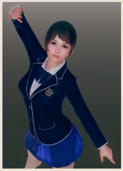 《AI少女》黑色短發JK美少女MOD