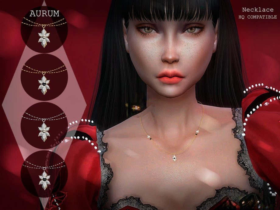 《模擬人生4》女性的精致珍珠鉆石項鏈MOD
