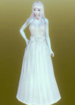 《AI少女》白色長發(fā)婚紗小姐姐MOD