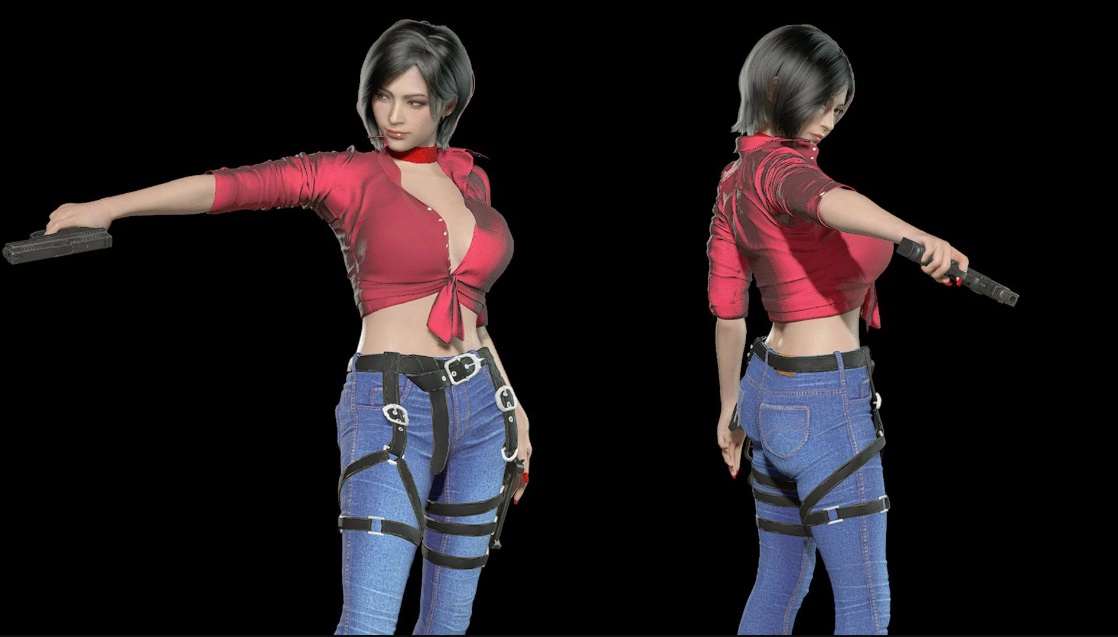 《生化危機4：重制版》艾達性感修身牛仔褲MOD[正式版]