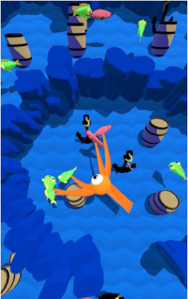 魷魚吃魚跑