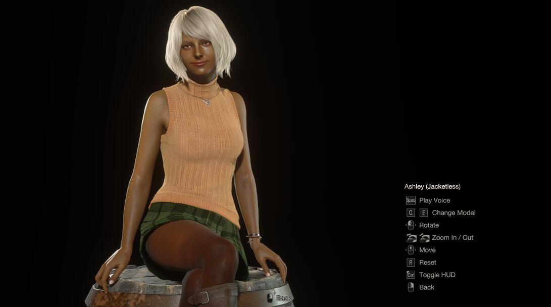 《生化危機4：重制版》阿什莉黑色皮膚MOD[正式版]