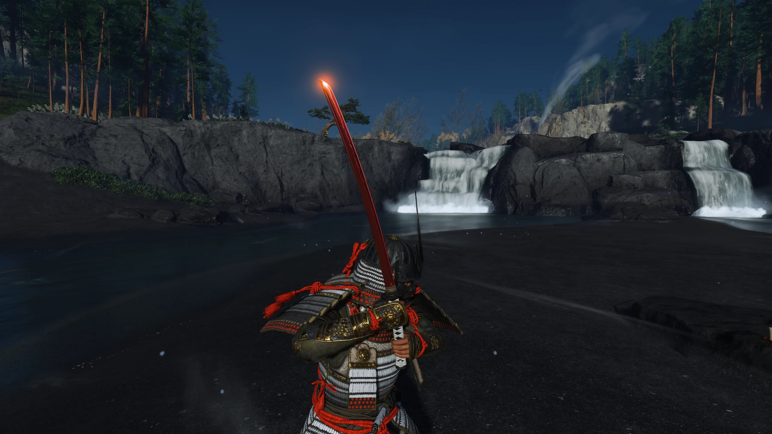 《對馬島之魂：導演剪輯版》紅武士刀取代金武士刀MOD
